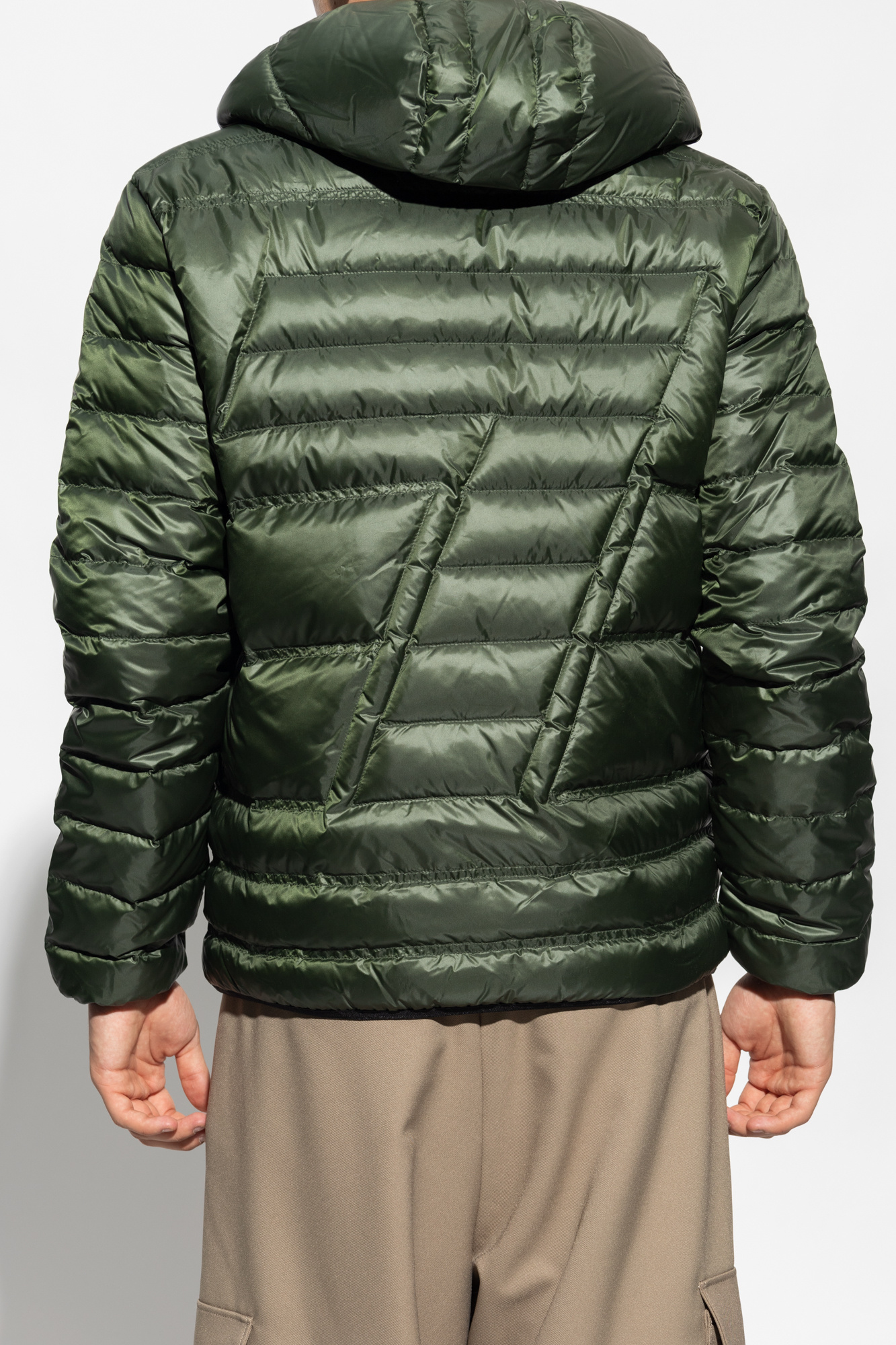 Green armani store jacket